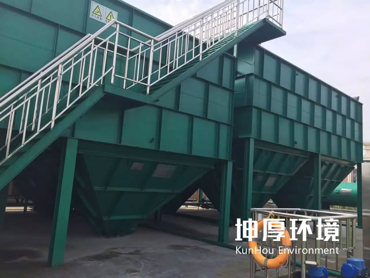 沉淀池安裝現(xiàn)場